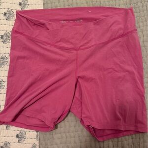 Old Navy Magenta Crossover Bike Shorts